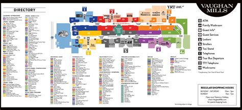 vaughan mills directory map.